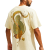 Golden Phoenix Oversized T-Shirt Beige | Premium Streetwear | HUN & PO