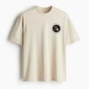 Golden Phoenix Oversized T-Shirt Beige | Premium Streetwear | HUN & PO