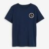 Mystic Fox Oversized T-Shirt – Navy Blue | Premium Streetwear | HUN & PO