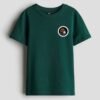 Phoenix Rebirth Oversized T-Shirt – Dark Green | Premium Streetwear | HUN & PO
